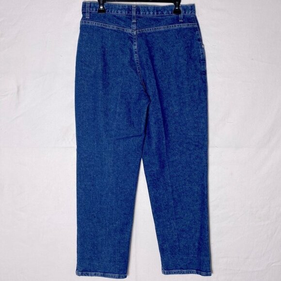 French Dressing Hight Waist Tapered Mom Jeans Without Back Pockets 14P - Picture 2 of 12